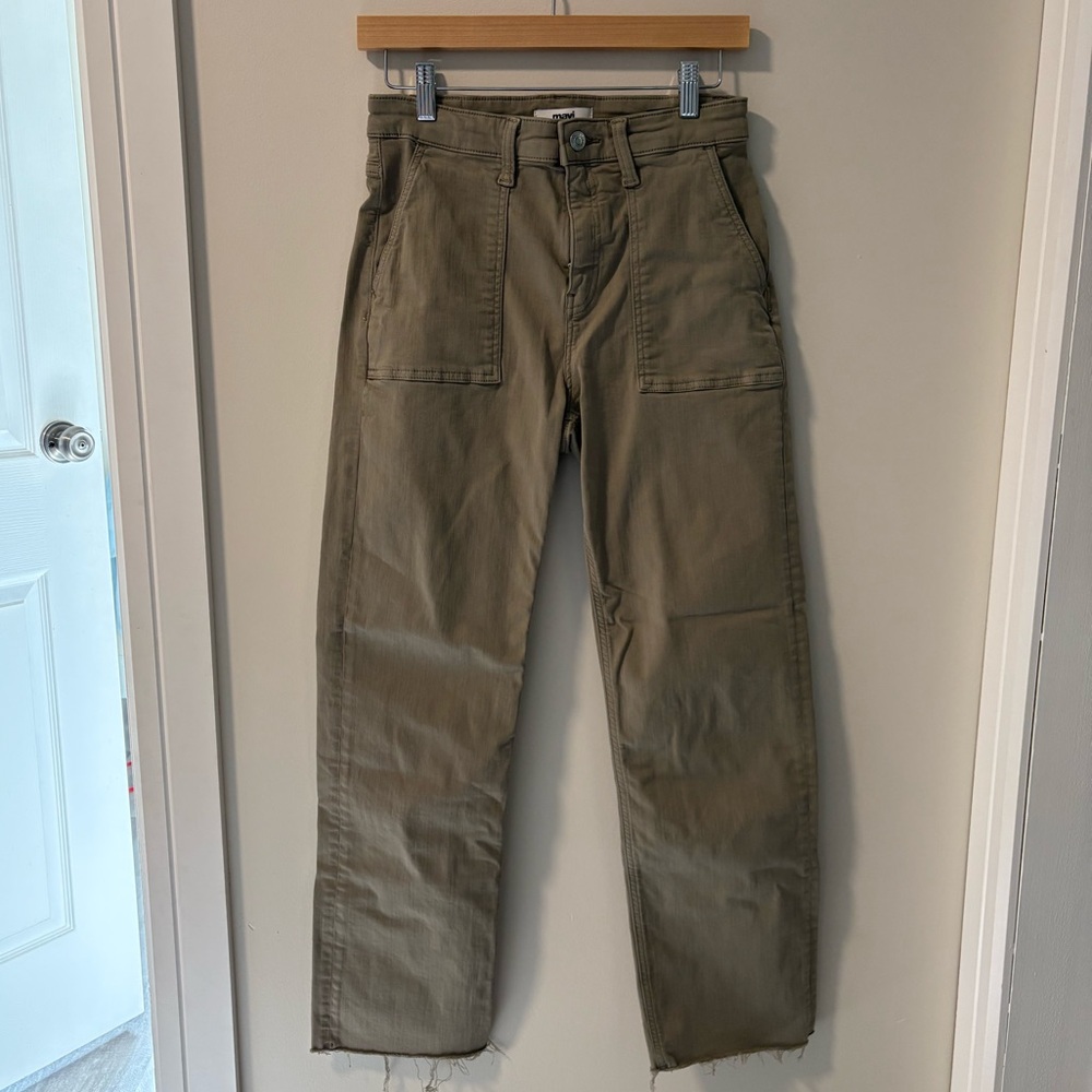 Mavi Shelia Front Pocket Straight Twill Pants